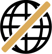 Icon offline vindbaarheid